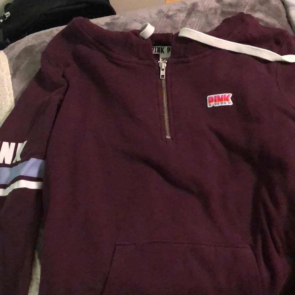 Burgundy hoodie